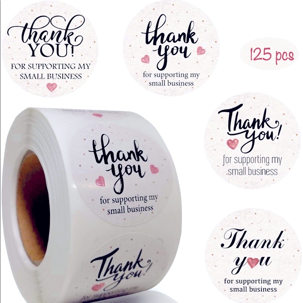 NEW Poshmark Packages "Thank You!" Gift Wrap Shipping Supplies Set ~ 100 Pcs - Picture 6 of 7